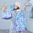 thumbnail image 6 of Forestfish Blue School Backpacks with Lunch Bag for Teen ,Water Resistant Lightweight Large Books Bag, 6 of 7