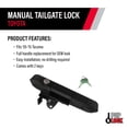 thumbnail image 3 of Bloqueo de portón trasero manual Pop & Lock PL5500 para Toyota Tacoma, 3 of 7