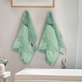 thumbnail image 4 of Coolnut Marble Soft Hand Towels, 2 PcsAbsorbent Bath Towel Decorative Fingertip Towels for Bathroom Gym Spa Hotel Beach Swimming Pool,14.4"x 28.3", 4 of 6