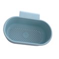 thumbnail image 1 of Yuarrent Colador de fregadero confiable azul para un drenaje eficiente del fregadero de cocina que recoge los residuos del fregadero de la Organizadores de utensilios de cocina azul claro, 1 of 6