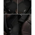 thumbnail image 3 of 3W Floor Mats for Benz GLC 2016-2022 TPE All Weather Custom Fit Floor Liner for Benz GLC 1st & 2nd Row Full Set Car Mats Black, 3 of 7