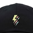 thumbnail image 2 of Dalix Lightning Embroidered Bolt Dad Hat Cotton Baseball Cap Adjustable Mens in Black, 2 of 5