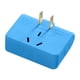 thumbnail image 2 of Convertidor de corriente giratorio de 1 a 3 tomas, 180 grados, adaptador de corriente inalámbrico, para oficina, resistente, de metal, con soporte ajustable, alto rendimiento, protección, 2 of 9