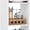 White 3-Cube, variant on HarmonyStrings 2-Cube Bookcase, Cubby Bookshelf w/Back Guardrail & Anti-Tipping Kits, 3-Tier Freestanding Storage Organizer with Shelves, Open Back Display Rack-White 3-Cube