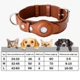 thumbnail image 1 of Pet Collar Creative Anti Loss Location Tracker Collares para cachorros (marrón claro S) Ndcxsfigh Libre de BPA, 1 of 6
