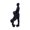 Black BY25092, variant on Oasiva Resin Human and Dog Statue Emotional Sculpture Ornament for Home Office Pet Shop Decors Remembrance Gift for Pet Lover