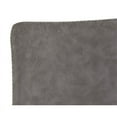 thumbnail image 6 of Sunpan Cal 26" Faux Leather and Steel Counter Stool in Antique Gray (Set of 2), 6 of 7