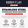 thumbnail image 3 of GreenPan x Bobby Flay Stainless Steel 10&rdquo; & 12&rdquo; Frying Pan Skillet Set, Induction Compatible, Durable, Dishwasher Safe, Oven & Broiler Sa, 3 of 10