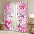 thumbnail image 2 of Erosebridal Guitar Boots Curtains for Living Room,Disco Ball 30%-50% Blackout Curtains Set of 2 (38Wx45L),Western Theme Curtains and Drapes (38Wx45L),Music Room Decorative, 2 of 6