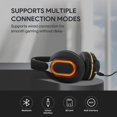 thumbnail image 3 of Auriculares Bluetooth YPENSLZX plegables inalámbricos para colocar sobre las orejas, azules, 3 of 8