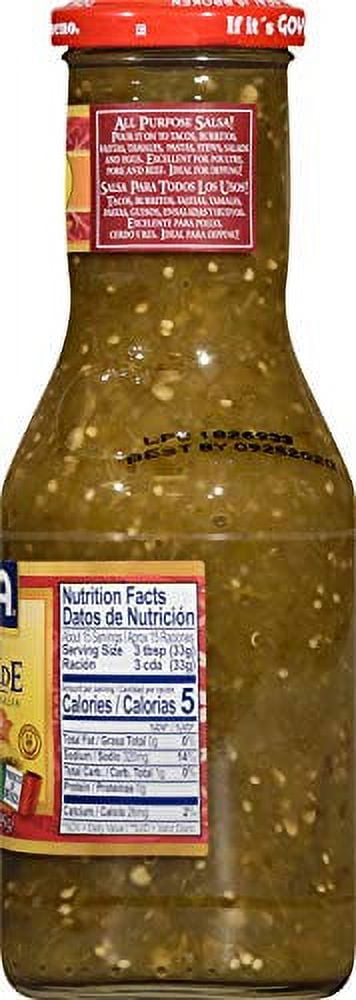 (3 pack) Goya Medium Salsa Verde, 17.6 oz