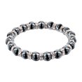 thumbnail image 1 of Negro Gallstone pulsera de cuentas pulsera de joyería pulsera de pareja, 1 of 2