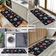 thumbnail image 6 of Black Dog Paw Footprint Kitchen Rug Mat,Kitchen Runner Rugs Non Skid Washable,Decorative Kitchen Floor Mats for Kitchen,Sink,Laundry,17"x47.2", 6 of 7