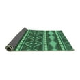 thumbnail image 2 of Ahgly Company Indoor Rectangle Abstract Turquoise Blue Modern Area Rugs, 4' x 6', 2 of 4