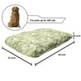 thumbnail image 2 of Garden Art Pet Bed, Spring Flowers Bouquet Crocuses with Healthy Fresh Petals Botanical, Resistant Pad for Dogs and Cats Cushion with Removable Cover, 24" x 39", Pale Green Cream Orange, by Ambesonne, 2 of 4