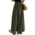 thumbnail image 4 of ZANZEA Women Culottes Wide Legs Palazzo Long Pants Pull On Trousers, 4 of 4