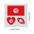 thumbnail image 2 of Bookk Country Temporary Stickers Water Transfer Face Decals, 2 of 5