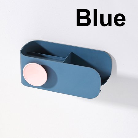 Adhesive Hair Dryer Holder Wall Mounted No Drilling Plastic