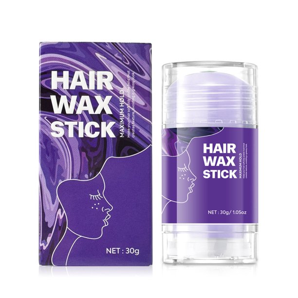 XWSHYW Productos para El Cabello Palo de Cera para El Cabello, Organizador de Cabello Roto y Rizado, No Blanco, Pasta para Peinar El Cabello Roto para Hombres y Mujeres