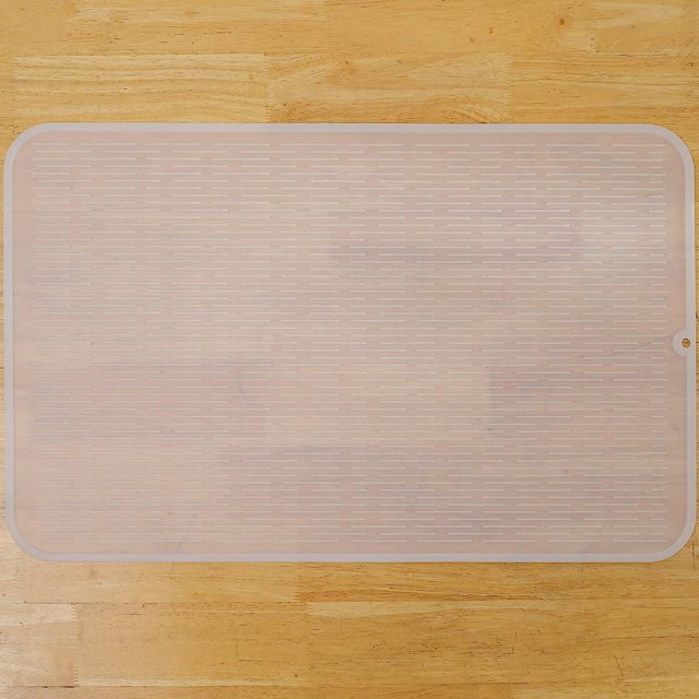 MicoYang Tapete de silicona para secar platos para uso múltiple, fácil de limpiar, ecológico, tapete de silicona resistente al calor para encimera o fregadero de cocina, refrigerador o revestimiento d