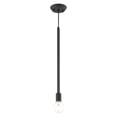 thumbnail image 3 of 45831-04 Livex Lighting Prague - 1 Light Pendant in Industrial Style - 5.13 Inches wide by 24.5 Inches high-Black Finish    -Traditional Installation, 3 of 7
