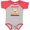 Heather and Red, variant on Inktastic Protected by a Chihuahua Boys or Girls Baby Bodysuit