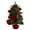 Red, variant on 23in Red Tabletop Artificial Christmas Tree with Pine Cones, Ribbon Bows and Ball Ornaments,for Home, Office, Party Holiday Decorations, Festive Desktop Decor for Christmas Seasonal Celebrations