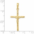 thumbnail image 2 of 10K Yellow Gold Crucifix Pendant (34 X 19) Made In Peru -Jewelry By Sweet Pea, 2 of 5