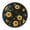 Yellow Sunflower Pattern, variant on Voice Activated Clock with Glow Light 12 Inch Large Silent Wall Clock Battery Operated for Home Decor Elegant Beige Floral