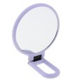 thumbnail image 4 of Espejo de maquillaje HUOGUO de doble cara con aumento de 2 veces, morado, 4 of 4