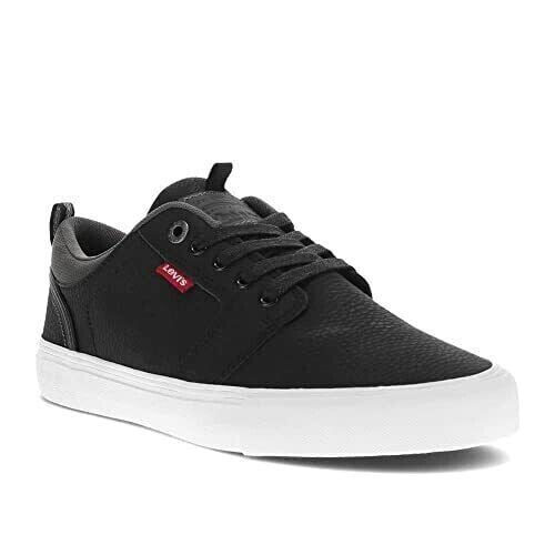 Levi's Mens Shoes Alpine Wax Stacked Sneakers Black Size 9