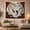 Koi Circle, variant on Red Fan and Bamboo Artwork on Off-White Background, Serene Vintage for Art Lovers, Traditional Decor Piece, Housewarming Gift, Tapestry Wall Hanging for Living Room and Bedroom