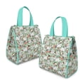 thumbnail image 2 of Maltese Dog and Flower Floral Insulated Lunch Bag for Women & Adults,Large Portable Soft Cooler Lunch Bag,Thermal Food Storage Tote with Pearl Cotton,8.66L,8.75x5.75x9.5 Inch, 2 of 6