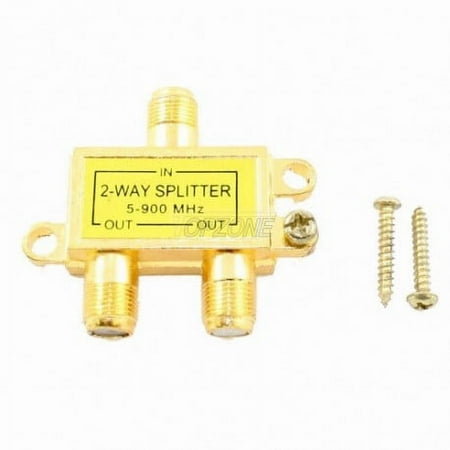1pc of 5 to 900 MHZ 100 Db. Digital Two Way Video Splitter for TV VCR LCD