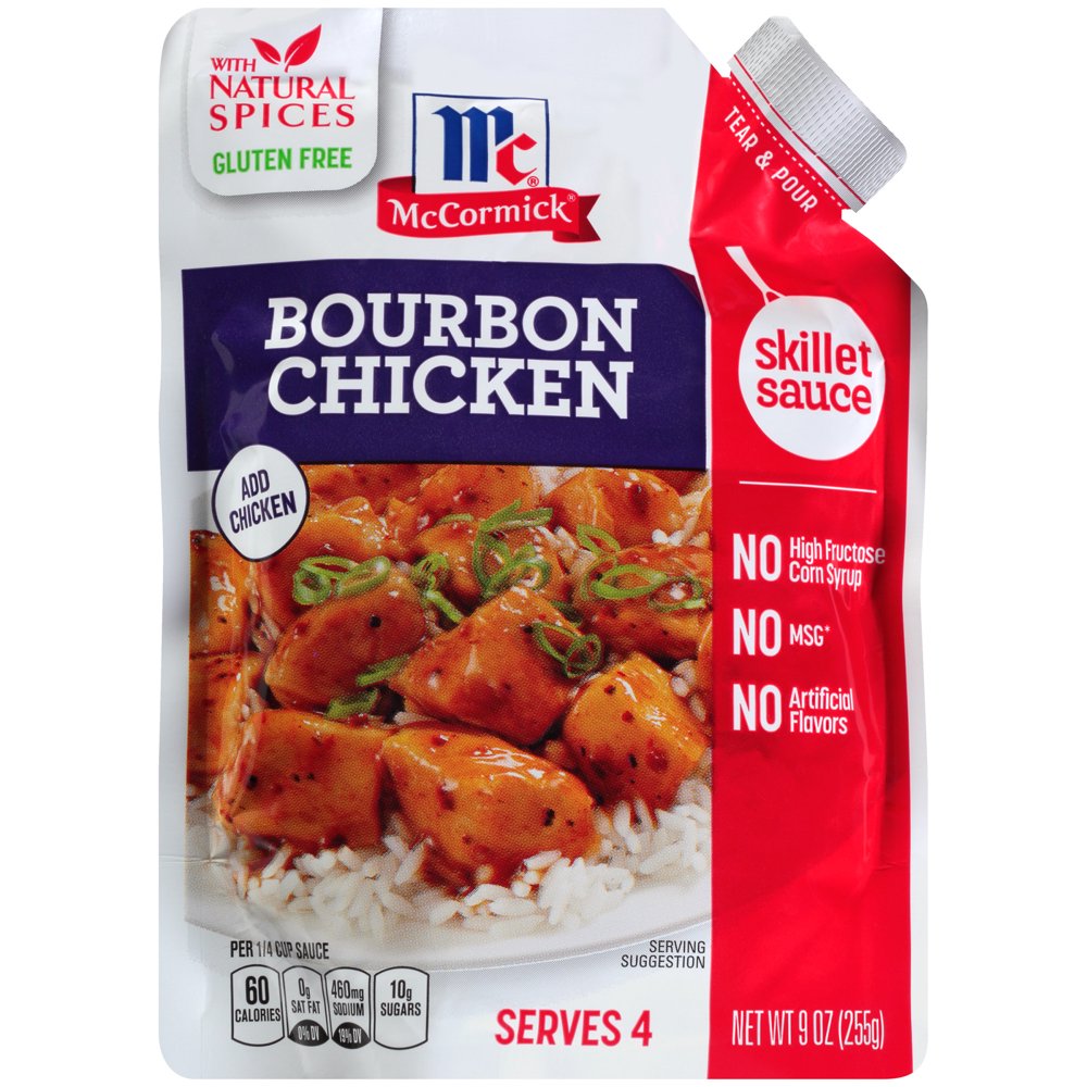 McCormick Gluten Free Bourbon Chicken Skillet Sauce, 9 fl oz Walmart