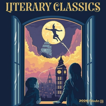 Literary Classics 2026 Wall Calendar, (Paperback)