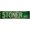 A0017, variant on Stoner AVE Street Sign,Quality Metal Poster,Novelty Sign for Farm House Garage Wall Decor 4x16 Inch