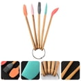thumbnail image 2 of 5pcs Kids Baking Tools Silicone Cooking Spatulas Scraper Spoon Oil Brush, 2 of 5
