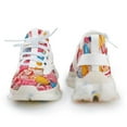 thumbnail image 4 of Pastel Rainbow Lollipop Walking Shoes for Men Woman Lightweight Tennis Fashion Elastic Sports Shoes Cushion Basketball Shoes, 4 of 7