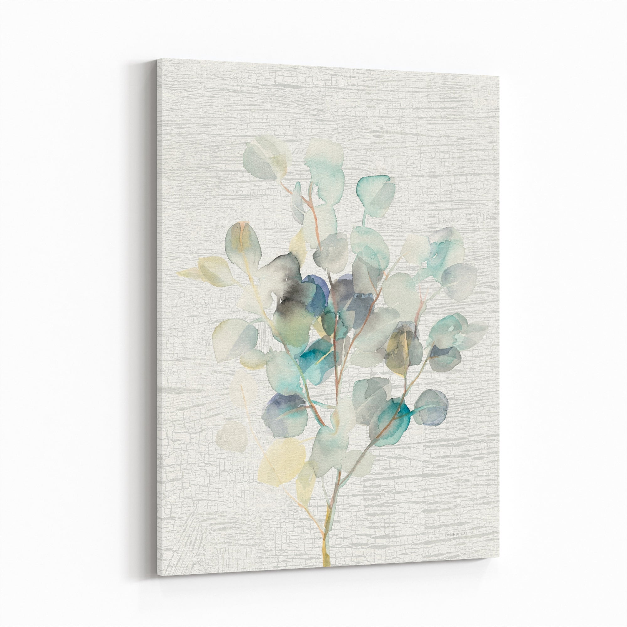 Eucalyptus III Vintage Painting Floral Botanical Nature 12" x 18