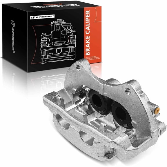 A-Premium Brake Caliper Assembly with Bracket Compatible with Cadillac SRX 2010-2016 Front Driver Side