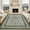 Green, variant on Garvee 2'x6' Runner Rug Modern Geometric Bordered Rug Runners Non-Slip Bedroom Rugs for Laundry Room Kitchen, Blue