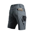 thumbnail image 2 of Zimjoy Hiking Shorts for Men Water Resistant Quick Dry Outdoor Work Tactical Cargo Shorts with Multi-Pocket (No Belt), Gray 3XL, 2 of 4