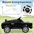 thumbnail image 3 of Geetinfly 12V 4.5Ah Licensed Shelby Ride On Car for Toddlers with Remote Control, Bluetooth, Upgrade Panel, Shock Absorbers, Safety Belt, LED Lights - Black, 3 of 8