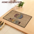 thumbnail image 3 of Alfombra de piso Alfombra antideslizante para puerta delantera Entrada de Halloween al aire libre Alfombra de vacaciones Decoración de calabaza Dormitorio Baño Cocina 40x60cm Inevent HA008588-01, 3 of 6