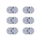 thumbnail image 4 of Bisagra Abatible, aleación De Zinc, Amplia Aplicación, Herrajes Para Muebles, Bisagra A Tope Para Caja De Herramientas, Armario, Mesa De Máquina De Coser, 4 of 7