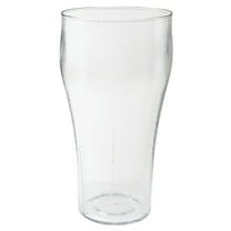G.E.T. Bell Shaped Soda Float Tumbler, 20 Ounce, Clear (Set of 12)