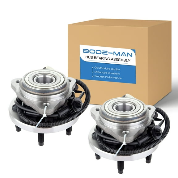 Bode-man Pair Front Wheel Hub and Bearing Assembly for 2003-2010 Ford Ranger, 2003-2005 Ford Explorer Sport Trac - 4WD