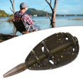 thumbnail image 1 of Mosiee Premium 25/35/45G Carp Fishing Tool Zinc Alloy Inline Method Feeder Increased Catch Rate Flat Mould For Extended Casting, 1 of 9