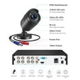 thumbnail image 5 of 5MP Lite Security Camera System, ZOSI H.265+ 8CH DVR Recorder with 500GB Hard Drive, 4X 1080P Outdoor Security Camera Weatherproof Motion Detection, Remote Access, Home Security, 5 of 9